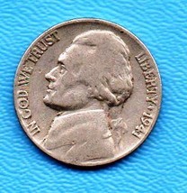 1941 Jefferson Nickel  Circulated Clear Date / Sharp Details -no silver - $9.99