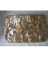 Tarte Large Cosmetic Bag - Snake Print   11&quot; X 7.5&quot; zipper top - £12.35 GBP
