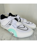 Nike SuperRep Cycle 2 Next Nature Cycling Shoes, Size 8.5, White/Mint Gr... - $89.00