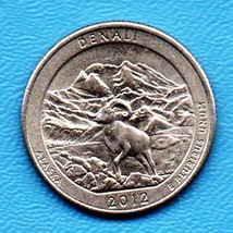2012 D Denali Alaska America The Beautiful Quarter - $1.25