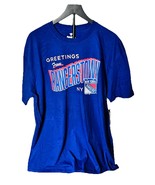 NEW Men&#39;s New York Rangers Ice Cluster T-Shirt - Blue Size MediumL by Fa... - $304.89 MXN