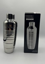 Stainless Steel Cocktail Shaker 23 Oz Capacity 3.1L X 3.1W X 8.75H New i... - $16.31