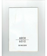 Singer 6202-6212 Sewing Machine Embroidery Serger Owners Manual Original - $35.30