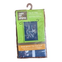 Let Freedom Ring 12.5&quot; X 18&quot; Garden Flag 27-3643-299 Flip It! Rain Or Shine New - £7.47 GBP