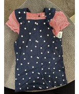 Carter’s Child Of Mine Toddler Girls Two Piece Red White Blue Outfit Siz... - $20.33 CAD