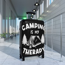 Stylish Suitcase with Canvas Print Camping is my therapy Design for Adventurous  - £202.54 GBP+