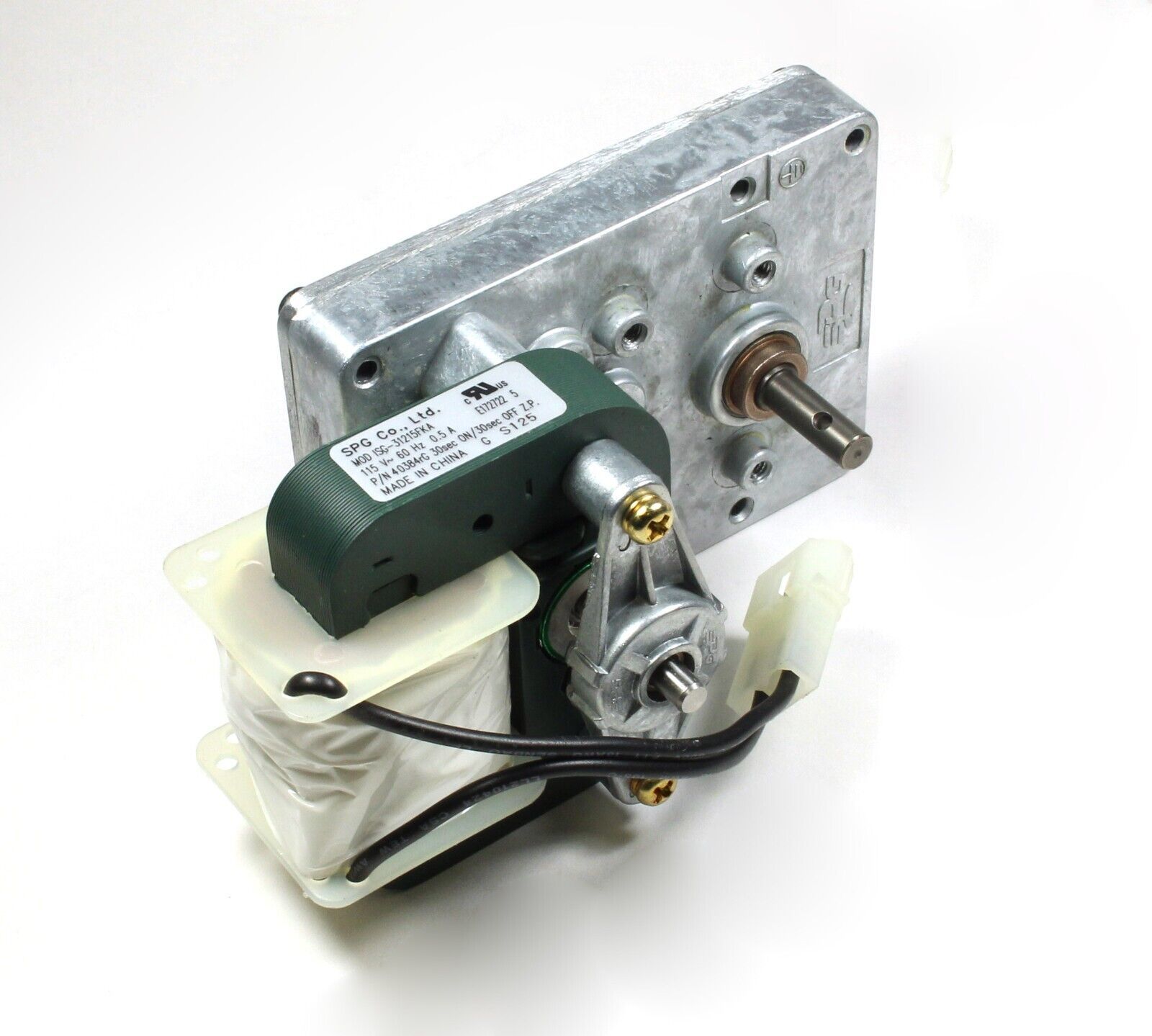 SPG Co. ISG-31315FKA Gearmotor 3.5 RPM 115 VAC 1/2 Amp P/N 40384rG - $43.75