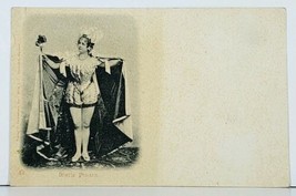 Stage Actress Preformer Theatre Marie Pivarn? Costume Cape c1905 Postcard F3 - £15.62 GBP