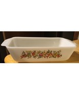 White Vintage Baking Dish Loaf w/ Vegetables - $11.29