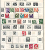 SWEDEN Very Fine  Used Stamps Hinged on List : 2 Sides - £1.02 GBP