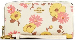 Coach CI798 Long Zip Around Floral Cluster Print wallet NWT - $118.79