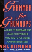 Grammar for Grownups by Val Dumond - Paperback - Like New - £6.29 GBP