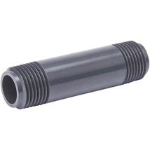 B&amp;K Schedule 80 1-1/2 in. MIP X 1-1/2 in. D MIP PVC 6 in. Nipple 407-060 - $9.95