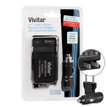 Vivitar LP E17 Replacement Battery Charger Kit for Canon EOS 70D 200D T6... - $38.99