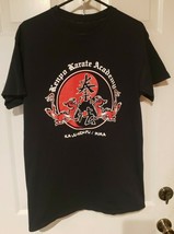  Kenpo Karate Academy T Shirt  Dragon Logo Black/Red Mens Size Small - $14.55