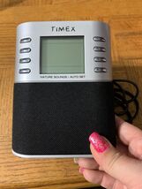 TIMEX T308s Dual Alarm Clock Radio With Pre Set Tuning And Nature Sounds - $34.53