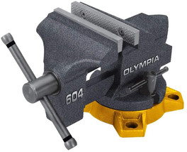 Olympia Tools 38-604 4-Inch Bench Vise , Permanent Pipe Jaws - £74.85 GBP