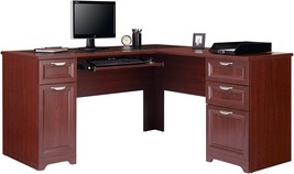 Realspace Magellan Collection L-Shaped Desk, Classic Cherry Item # 475958 NEW - £385.56 GBP