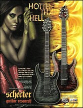 Schecter Guitar Research Hellraiser Special C-1 FR advertisement 8 x 11 ad print - £3.38 GBP
