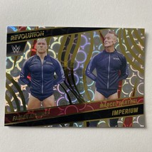 2022 Imperium Tag Team Foil Groove Holo Parallel Card WWE Panini Revolution #132 - £1.33 GBP