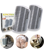 Cat Corner Scratcher Self Groomer with Catnip, 2 Pack Softer Cat Face Sc... - $15.73