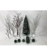 Dept 56 Christmas Village Accessory Birch TREES Christmas Brush Trees - $500.85 MXN