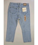 Arizona Jeans Co. Original Bootcut Men&#39;s Bleach Stone Wash Jeans Denim 3... - $479.33 MXN