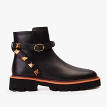 The Prag Black Leather Ankle Women Boot image 5