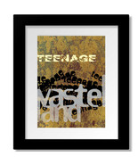 Baba O&#39;Riley by the Who - Rock Music Inspired Song Lyric Art Print Canva... - $25.80 CAD+