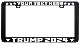 WOMAN FOR TRUMP 2024 ULTRA MAGA CAN PERSONALIZE LICENSE PLATE FRAME - £5.34 GBP+