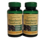 2 x Puritan&#39;s Pride Elderberry Sambucus 1250 mg - 60 Softgels 3/26 - $17.81