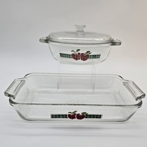 Anchor Hocking Applejack Casserole And Baking Dish 1970&#39;s - $1,659.92 MXN