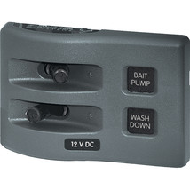 Blue Sea 4303 WeatherDeck 12V DC Waterproof Switch Panel - 2 Position [4303] - £23.58 GBP