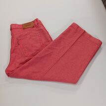 Levi's 577 Women's Pink/Fuschia Cotton Blend Denim Cropped Jeans (31×22) image 2