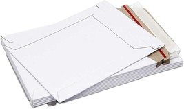 500 - 6&quot; x 8&quot; White CD/DVD Photo Ship Flats Cardboard Envelope Mailer Ma... - £121.93 GBP
