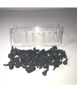 RISK 1998 Board  Game Replacement Pieces: 60 Black  Army Pieces VINTAGE - $7.83