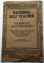 Vintage 1922 Chagt Music National SELF-TEACHER For German Accordeon Basic Skills - £17.22 GBP