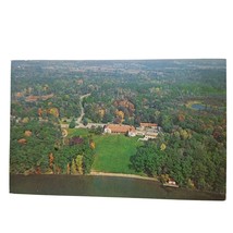 Postcard Potawatomi Inn Pokagon State Park Aerial View Angola Indiana Chrome - £6.86 GBP