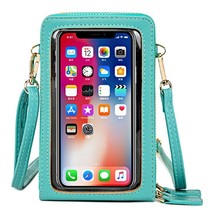 Mini Crossbody Shoulder Bags Women Multi-functional Touchable Cell Phone Pocket  - £23.81 GBP