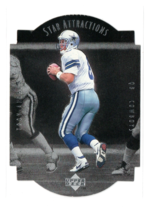 1997 Upper Deck Star Attractions Troy Aikman #7 Insert NFL Dallas Cowboys HOF NM - £1.31 GBP