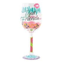 Lolita My Tiara Artisan Painted Wine Glass Gift - $21.66