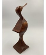 Vintage Long-Billed Wooden Duck Bird Hand Carved 13.5&quot;H - $32.24 CAD