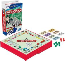 Monopoly Grab &amp; Go Game, Travel Game, Ages +8, 2-4 Players By HASBRO - €0,85 EUR