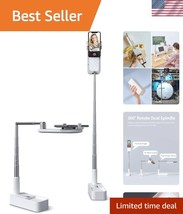 All-in-One Extendable Selfie Stand with LED Light for Photography &amp; Stre... - $71.99