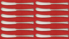 Candlelight by Towle Sterling Silver Butter Spreader FH AS Set 12 pcs 5 7/8 - £373.16 GBP