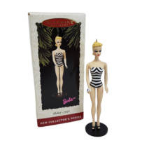 Vintage 1994 Hallmark Mattel Debut - 1959 Barbie Keepsake Christmas Ornament Box - £21.64 GBP