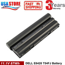 87Wh Battery For Dell Latitude E6540 E6530 E6440 E6430 E6420 312-1163 Nhxvw 4H+ - £43.15 GBP