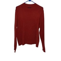 Love Ellie Red High Neck Pullover Knit Sweater Minimalist Polyester Wome... - $204.79 MXN