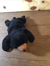 Ty Beanie Baby Blackie The Bear Plush Toy 1994 Has Tush Tag No Hanging - $5.31