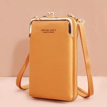 Ossbody bags women mini matte leather shoulder messenger bag clutch bolsas ladies phone thumb200
